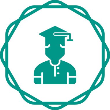 Modern eğitim ikonunun vektör illüstrasyonu