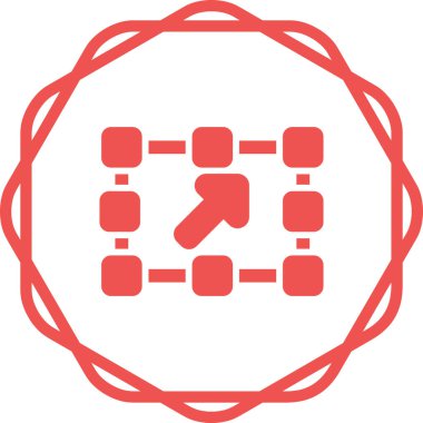 seo modern simgesinin vektör illüstrasyonu