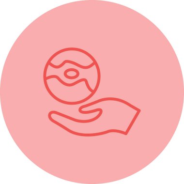 Kalp tutan bir adamın vektör çizimi