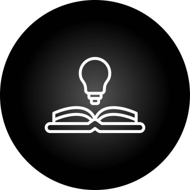 Eğitim simgesinin vektör illüstrasyonu