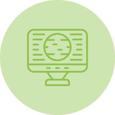 seo modern simgesinin vektör illüstrasyonu