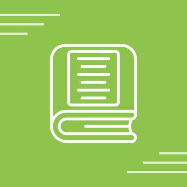 kitap web vektör simgesi