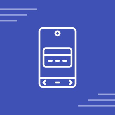 vektör illüstrasyonu, akıllı telefon simgesi tasarımı