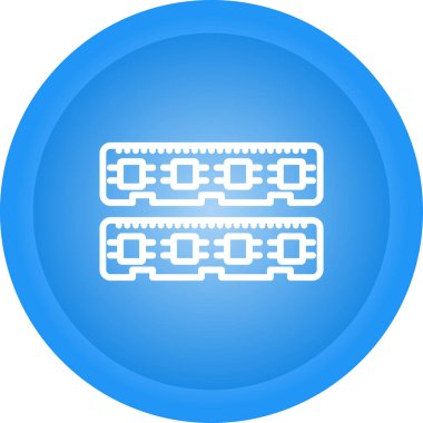Çip. Web simgesi basit tasarım