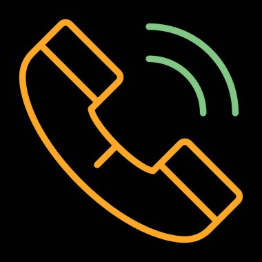 Telefon. Web simgesi basit tasarım