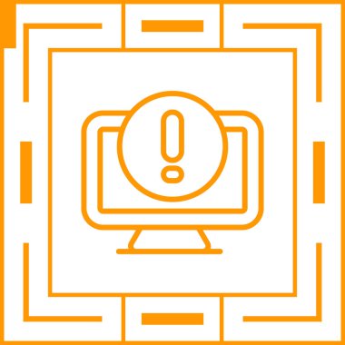 Bilgisayar web simge vektör çizim