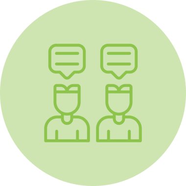 Eşsiz iş simgesi vektör illüstrasyonu