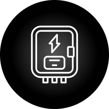 Pil. Web simgesi basit illüstrasyon