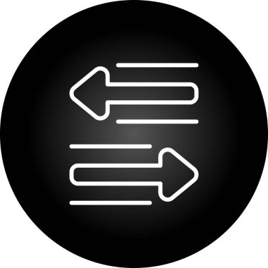 Bir yol simgesinin vektör illüstrasyonu