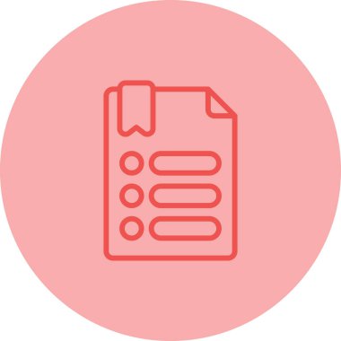 Dosya simgesinin vektör illüstrasyonu