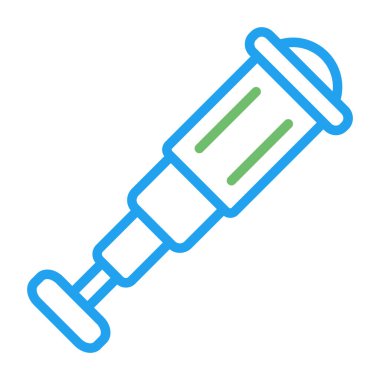 Şırınga vektör simgesi düzenlenebilir