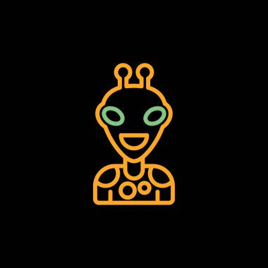 robot simge tasarım vektörü