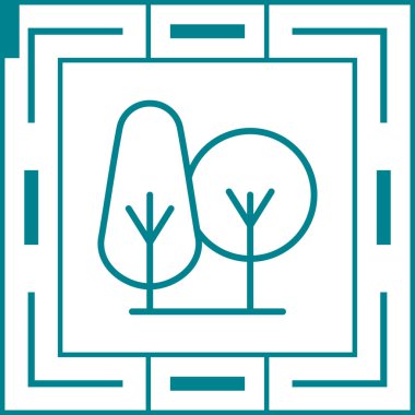 Vektör Ağacı Simgesi illüstrasyonu