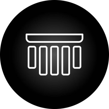 Modern otomatik simgenin vektör illüstrasyonu