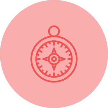 pusula simgesi web basit illüstrasyon