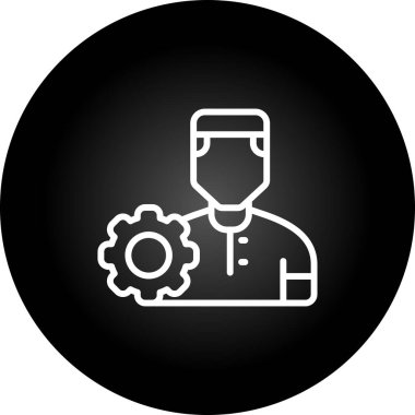 Modern simgenin vektör illüstrasyonu