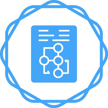 Veri analizi. Web simgesi basit illüstrasyon