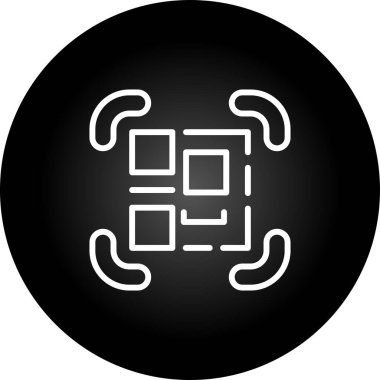seo modern simgesinin vektör illüstrasyonu