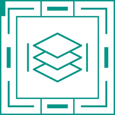 Modern bir simgenin vektör illüstrasyonu