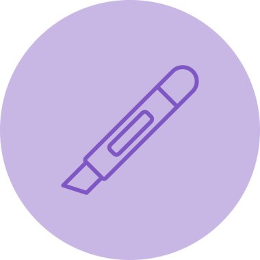 Kalem. Web simgesi basit illüstrasyon