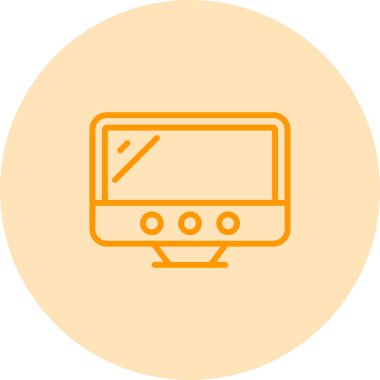 vektör lcd simge çizimi tasarımı