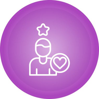 Modern simgenin vektör illüstrasyonu