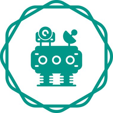 robot ikon vektör illüstrasyonu