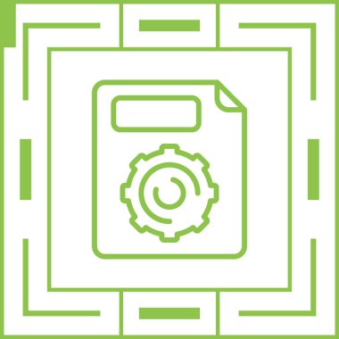 ayarları web simge vektör çizim 