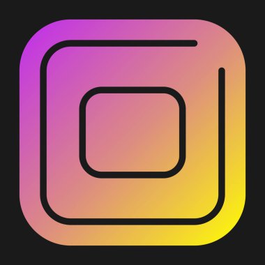 Kamera simgesinin eşsiz ve tasarımı