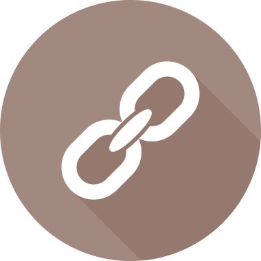 zincir bağlantı simgesi, vektör illüstrasyonu