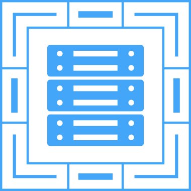 veritabanı. Web simgesi basit tasarım