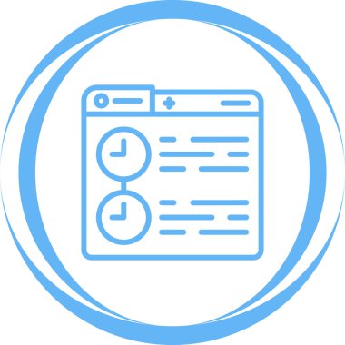 Seo simgesinin vektör illüstrasyonu