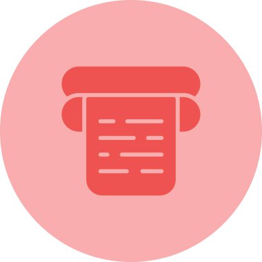 Modern ofis ikonundan yoksun vektör illüstrasyonu