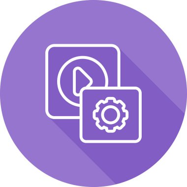 seo modern simgesinin vektör illüstrasyonu