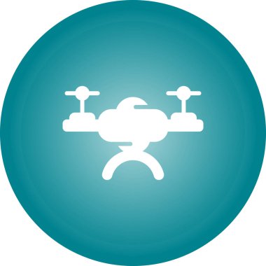 Drone modern simgesinin vektör illüstrasyonu