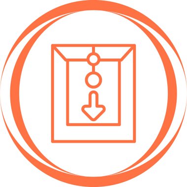 Modern simgenin vektör illüstrasyonu