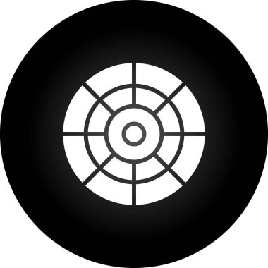 cd düz simge beyaz arkaplan, vektör, illüstrasyon izole