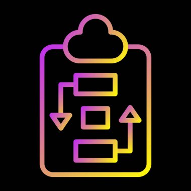 dosya dizini simgesi vektör çizimi çizimi