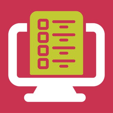 Bilgisayar web simge vektör çizim