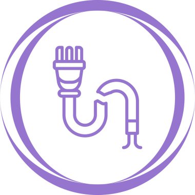 Lamba. Web simgesi basit illüstrasyon