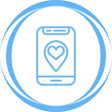 Cep telefonu simgesinin vektör illüstrasyonu