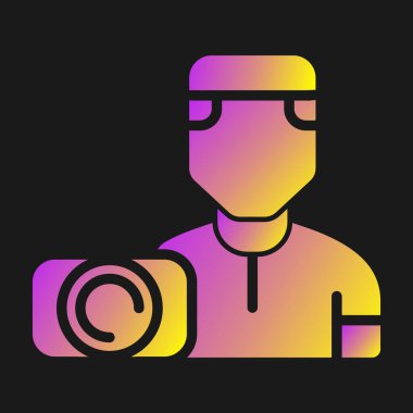 Resim çerçeveli erkek avatar