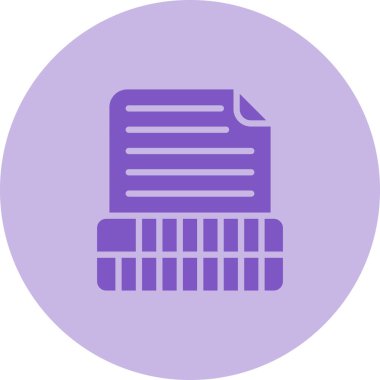 Modern simgenin vektör illüstrasyonu