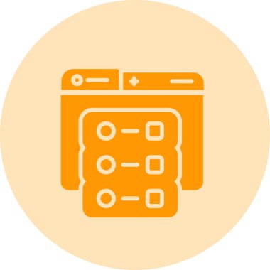 Hesap makinesi. Web simgesi basit illüstrasyon