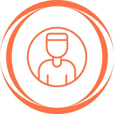 İnsan simgesinin vektör illüstrasyonu