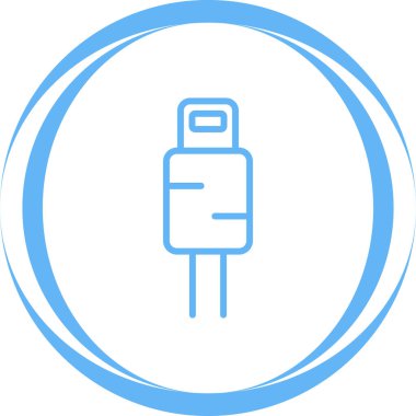 Elektrik prizi. basit vektör