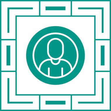 ID kart simgesi vektör illüstrasyonu