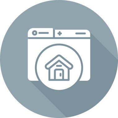 Ev simgesi vektör illüstrasyonu