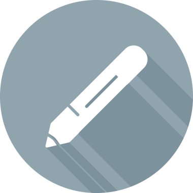 Kalem. Web simgesi basit illüstrasyon