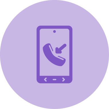 Telefon simgesi, vektör çizimi